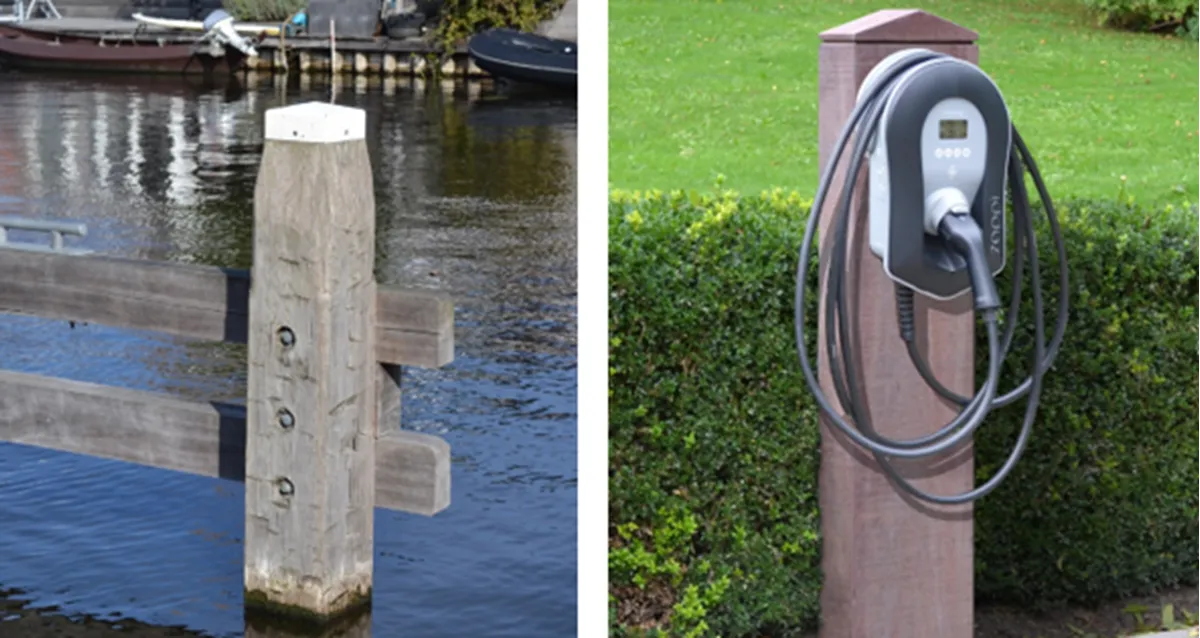 Nieuw in ons assortiment! Van meerpaal naar laadpaal